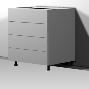 4-Drawer 15"W x 30"H x 24"D