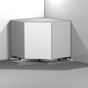 Base Diagonal Corner 33"W x 33W